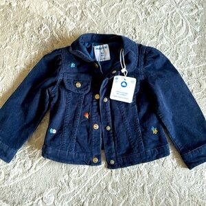 Mayoral Blue Corduroy Embroidered Jacket (18m)